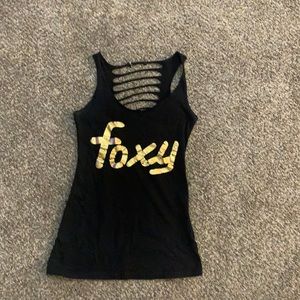 Foxy, cut back from top to bottom